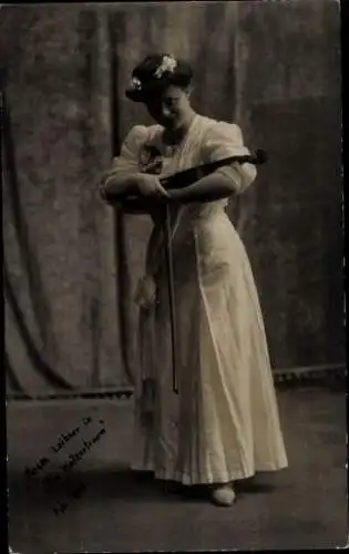Ak Schauspielerin Leibner, Portrait