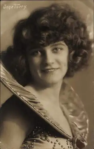 Ak Schauspielerin Inge Torry, Portrait