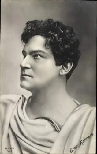 Ak Schauspieler Georg Reimers, Portrait