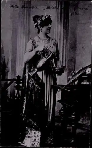 Ak Schauspielerin Stella Hohenfels, Portrait
