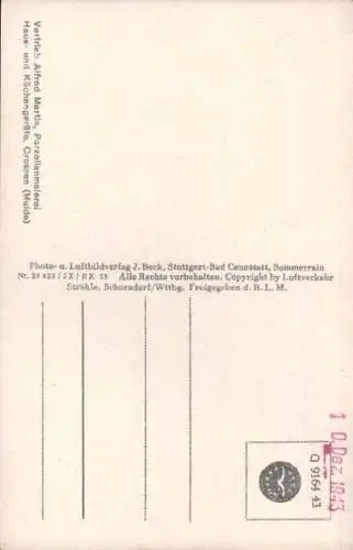 Ak Crossen an der Mulde Zwickau Sachsen, Fliegeraufnahme