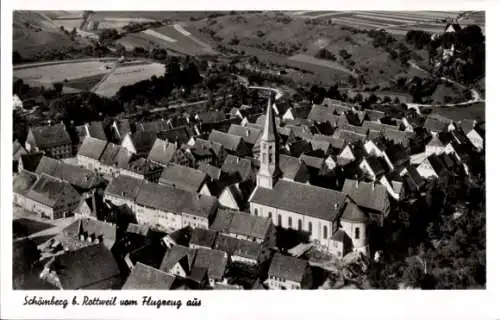 Ak Schömberg im Zollernalbkreis, Fliegeraufnahme