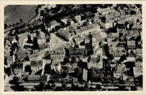 Ak Hünfeld in Hessen, Fliegeraufnahme