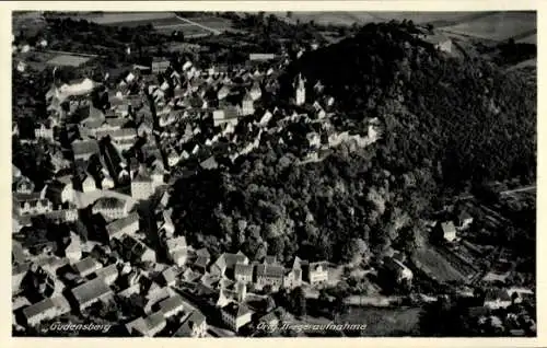 Ak Gudensberg in Hessen, Fliegeraufnahme