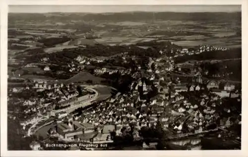 Ak Backnang in Württemberg, Fliegeraufnahme