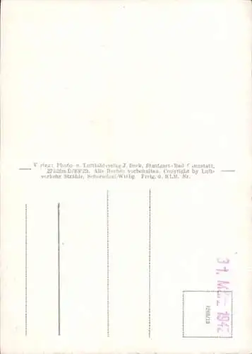 Ak Bad Aibling in Oberbayern, Fliegeraufnahme