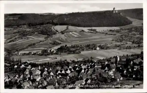 Ak Oberstenfeld in Baden Württemberg, Fliegeraufnahme, Schloss Lichtenberg