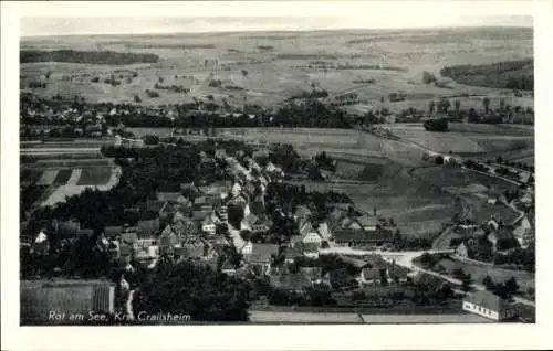 Ak Roth Rot am See Baden Württemberg, Panorama vom Ort