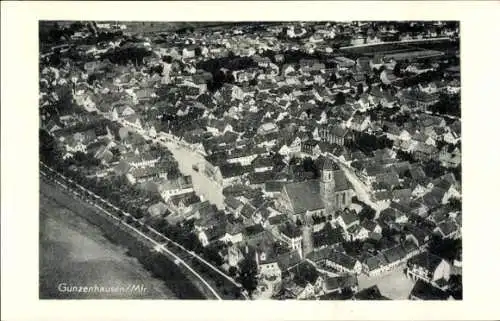 Ak Gunzenhausen in Mittelfranken, Fliegeraufnahme