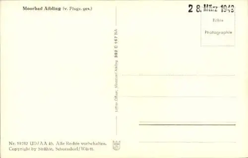 Ak Bad Aibling in Oberbayern, Fliegeraufnahme