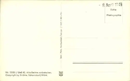Ak Unter-Uehlingen Ühlingen Birkendorf im Schwarzwald, Fliegeraufnahme