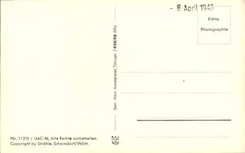 Ak Böblingen in Württemberg, Fliegeraufnahme, Sanatorium Schönbuch