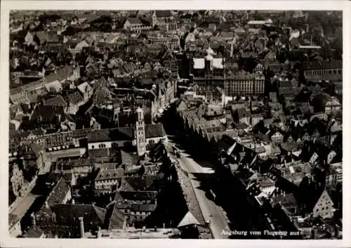 Ak Augsburg in Schwaben, Fliegeraufnahme