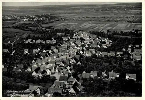 Ak Sielmingen Filderstadt in Württemberg, Fliegeraufnahme