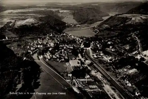 Ak Sulz am Neckar, Fliegeraufnahme