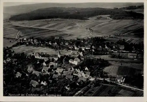 Ak Honhardt Frankenhardt in Württemberg, Fliegeraufnahme