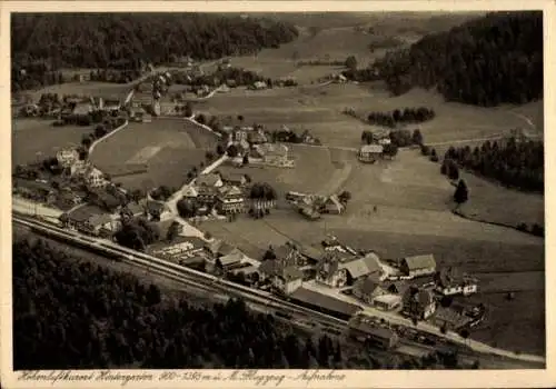 Ak Hinterzarten im Schwarzwald, Fliegeraufnahme