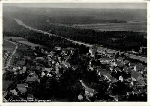 Ak Oberkirchberg Illerkirchberg in Württemberg, Fliegeraufnahme