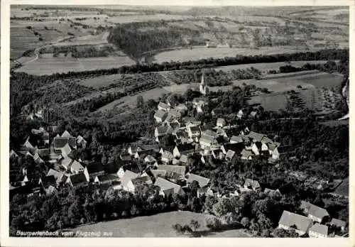 Ak Baumerlenbach Öhringen im Hohenlohekreis Württemberg, Luftaufnahme