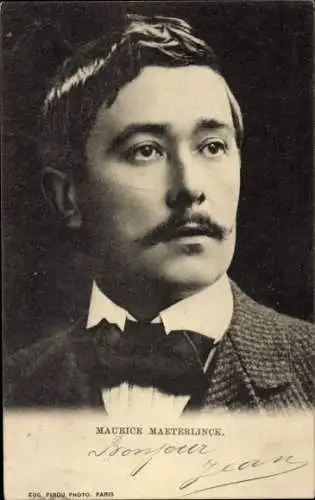 Ak Schriftsteller Maurice Maeterlinck, Portrait