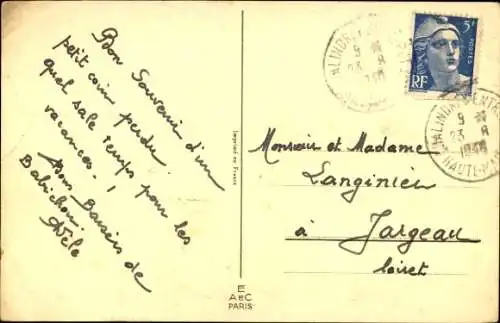 Künstler Ak Bouret, Germaine, les forains, Junger Akrobat