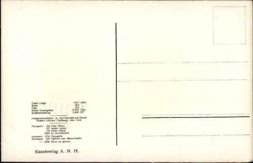 Ak Dampfer Pretoria, HAPAG