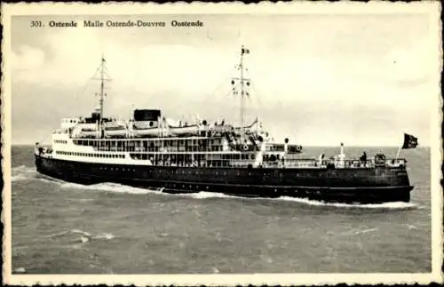 Ak Malle Ostende-Douvres, Fährschiff