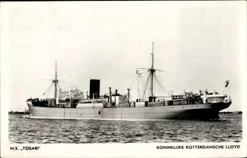 Ak Koninklijke Rotterdamsche Lloyd, M.S. Tosari, Dampfschiff