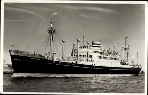 Ak Dampfer SS Westerdam, Holland America Line