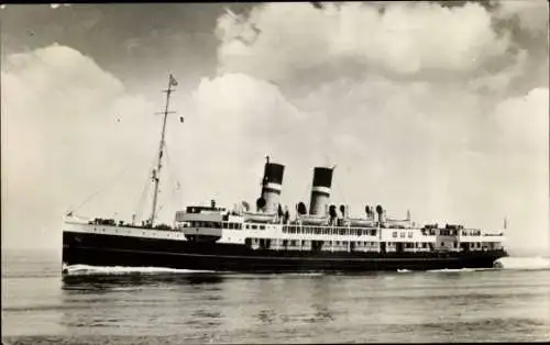 Ak Dampfschiff SS Mecklenburg, Zeeland Steamship Co.