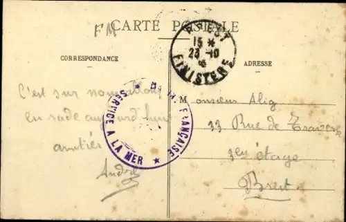 Ak Marine Militaire, L'Armorique, vaissen Ecole des Mousses