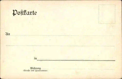 Lied Ak Vogel, Wilhelm, Dar Vuglbärbaam, Landschaftsidylle, Erzgebirge