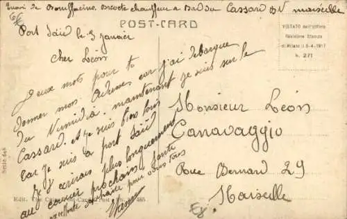 Ak Port Said Ägypten, A street in the Native Quarters