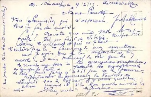 Ak Saarbrücken im Saarland, Saarpartie