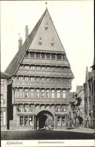 Ak Hildesheim in Niedersachsen, Kunstgewerbehaus, Knochenhauer Amtshaus