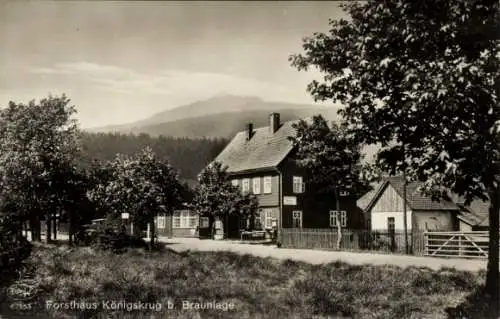 Ak Königskrug Braunlage im Oberharz, Forsthaus