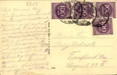 Ak Konstanz am Bodensee, Dampfer Konstanz einfahrend