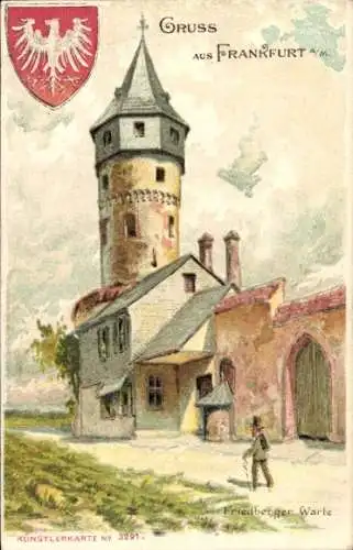 Künstler Litho Bornheim Frankfurt am Main, Friedberger Warte