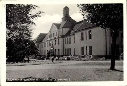 Ak Langenhorn in Nordfriesland, Allgemeines Krankenhaus