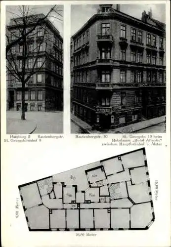 Ak Hamburg Mitte St. Georg, Gasthaus Otto Bannecke, St. Georgstraße 10