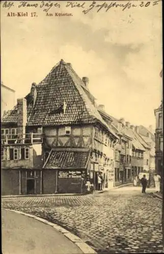 Ak Kiel, am Kütertor, Altstadt