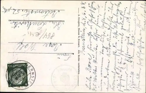 Ak Kronach im Frankenwald Bayern, Totalansicht