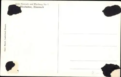 Ak Eisenach in Thüringen, schöne Detailansicht