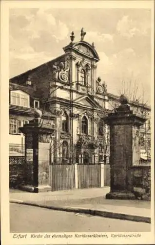 Ak Erfurt in Thüringen, Kirche des ehem. Karthäuser-Klosters