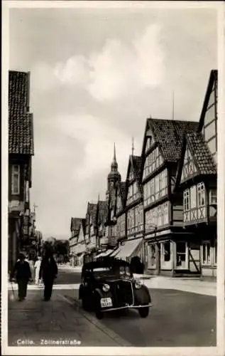 Ak Celle in Niedersachsen, Zöllnerstraße, Auto