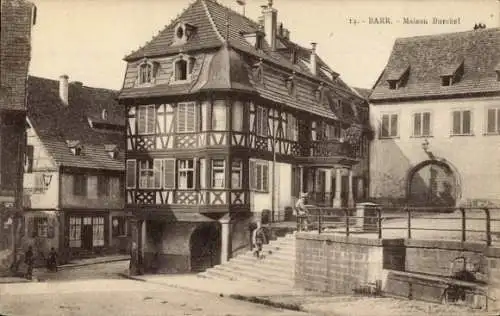 Ak Barr Elsass Bas Rhin, Maison Burckel