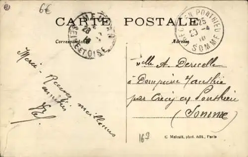 Ak Meulan en Yvelines, Le Tunnel, Le Clocher, Weichens