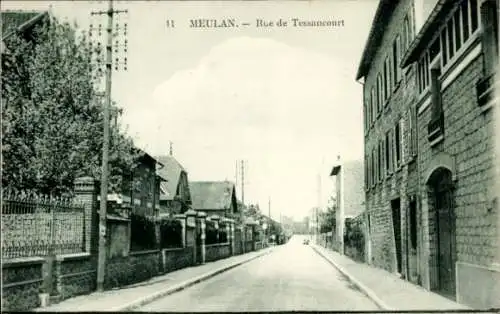 Ak Meulan en Yvelines, Rue de Tessancourt