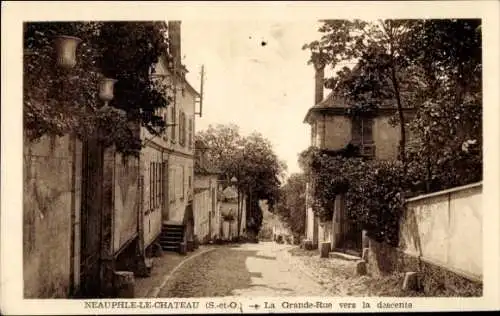 Ak Neauphle le Chateau Yvelines, Grande Rue