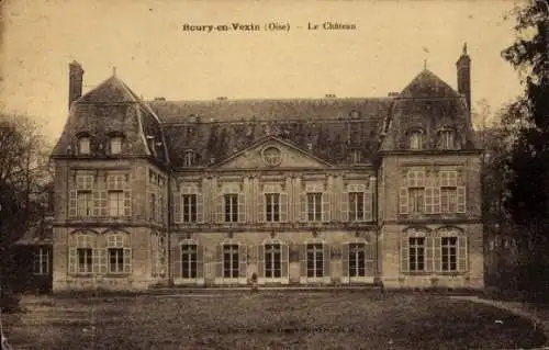 Ak Boury en Vexin CPA 60, Le Chateau